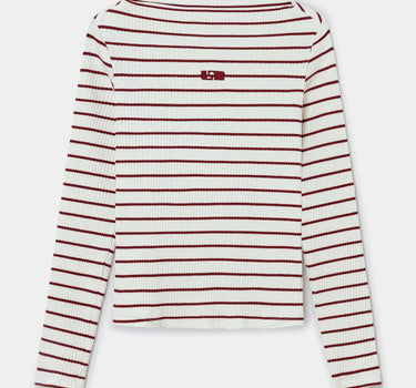 Emory red striped longsleeve