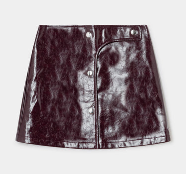 Lena plum short skirt