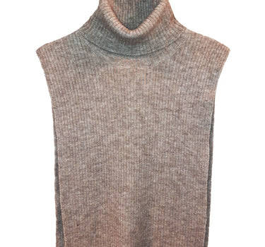 Oatmeal bib knit