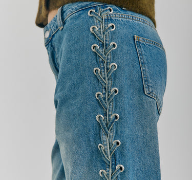Kenzie straight lace jeans