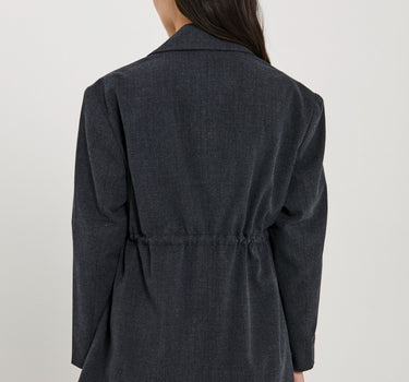 Dark grey string blazer