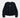 Black oversized cropped sweater