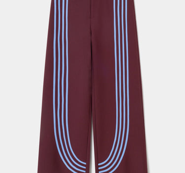 Burgundy tracksuit pants