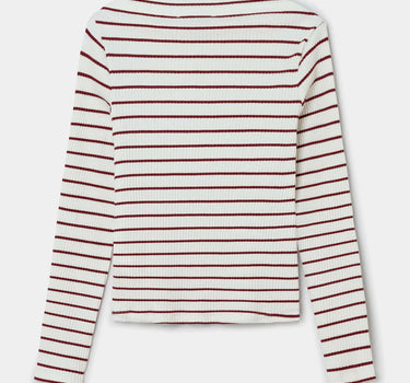 Emory red striped longsleeve