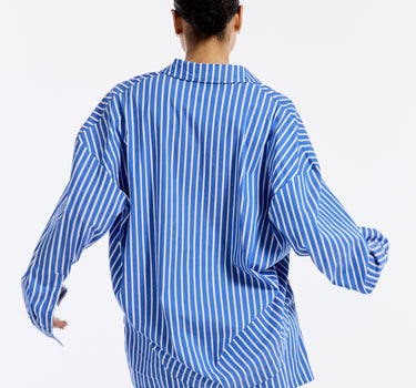 Armine blue striped shirt
