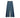 Wide leg contrasting denim