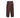Burgundy denim barrel pants