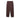 Burgundy denim barrel pants
