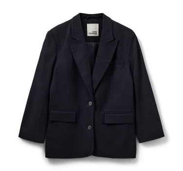 Navy striped blazer