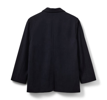 Navy striped blazer