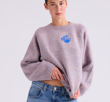 Melicia jumper purple melange