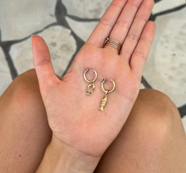 Fish earring