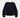 Black oversized cropped sweater