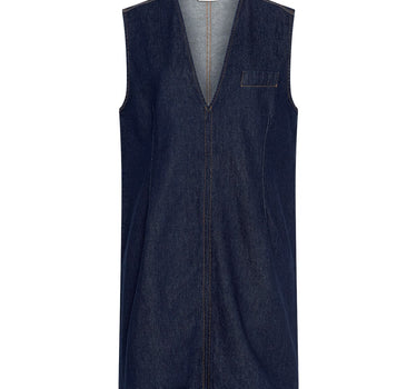 Dark blue washed dress