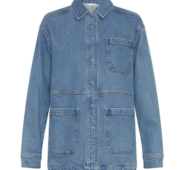 Longline denim jacket