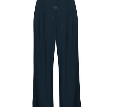 High-waisted suit pants