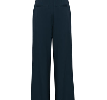 High-waisted suit pants