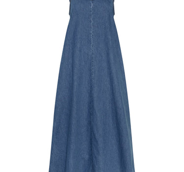 Denim dress with spaghetti straps