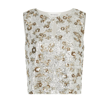 Sequins silver top